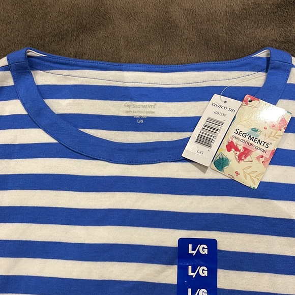 Segments mid-sleeved tee size large - Picture 3 of 6